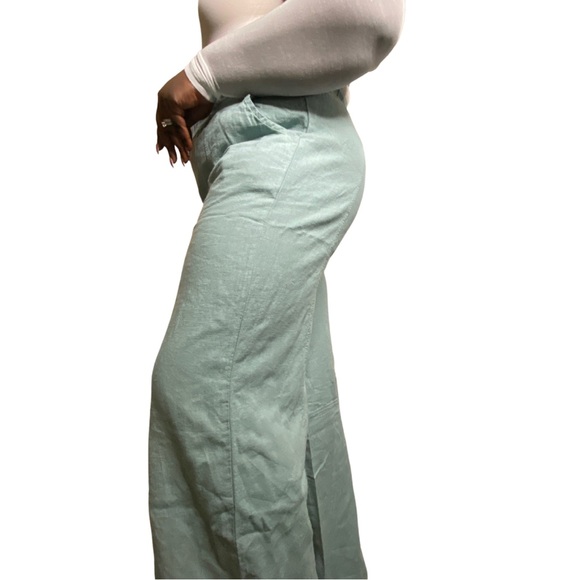 Sage linen pants - Picture 2 of 3
